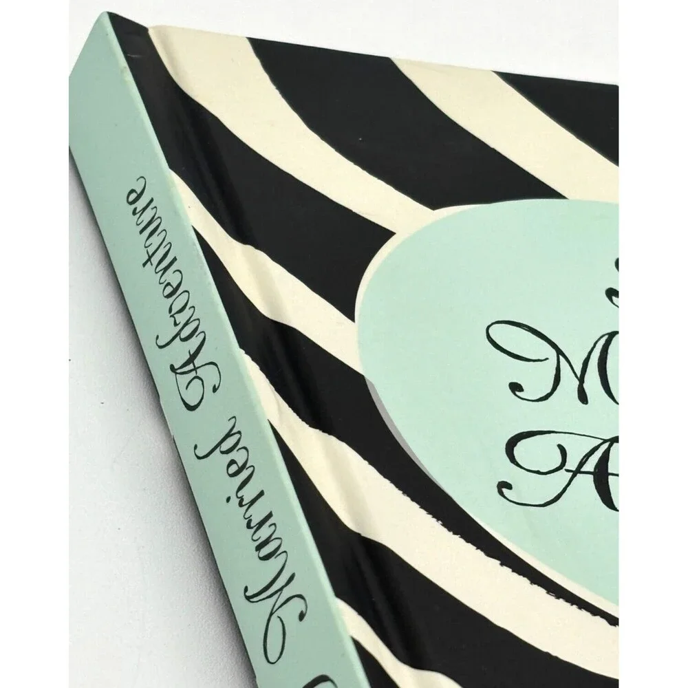 Kate Spade Bridal Notebook Hardcover I Married Adventure Zebra Print Journal New